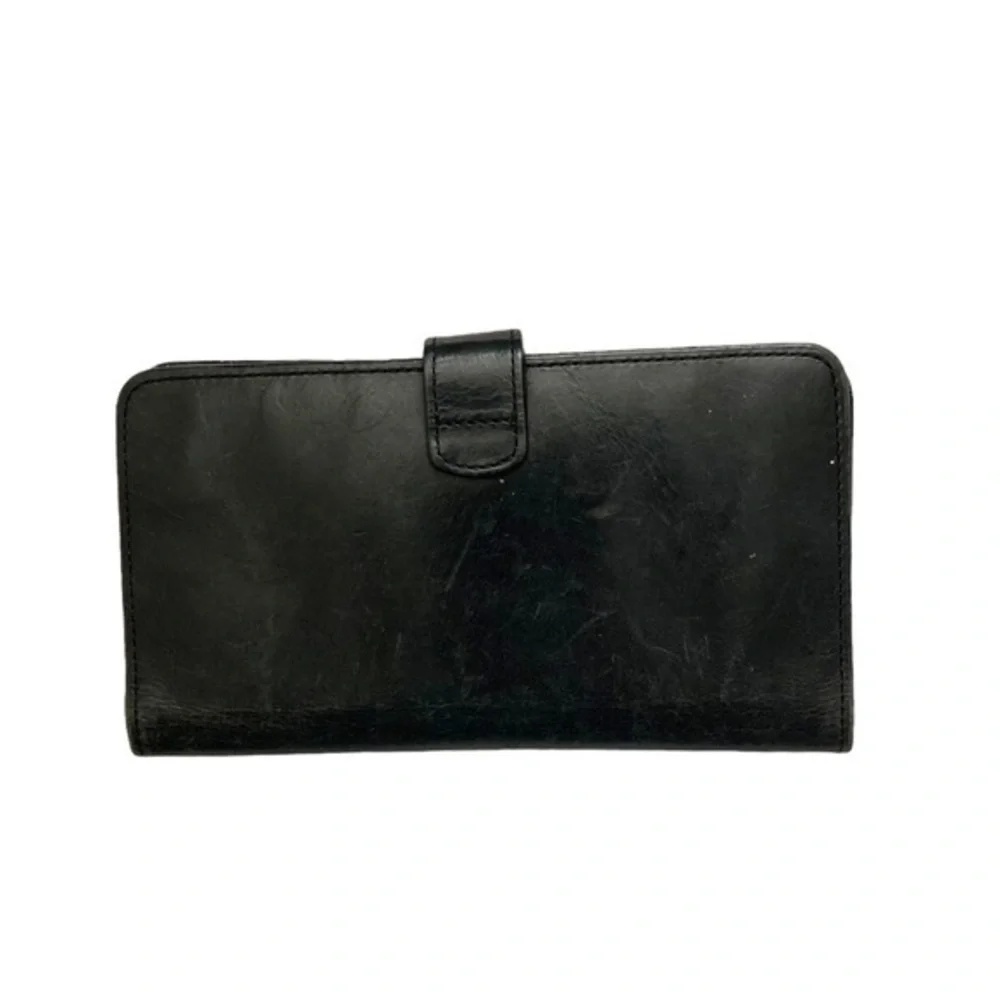 Coach vintage black leather slim wallet - Picture 3 of 11